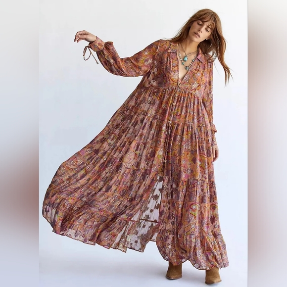 Free People Dresses & Skirts - Free People Paisley Maxi Dress